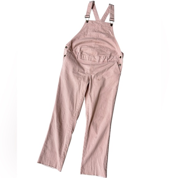 Hatch Maternity The Twill Overall in Blush Pink Sz 1, S (4-6) - Picture 5 of 8